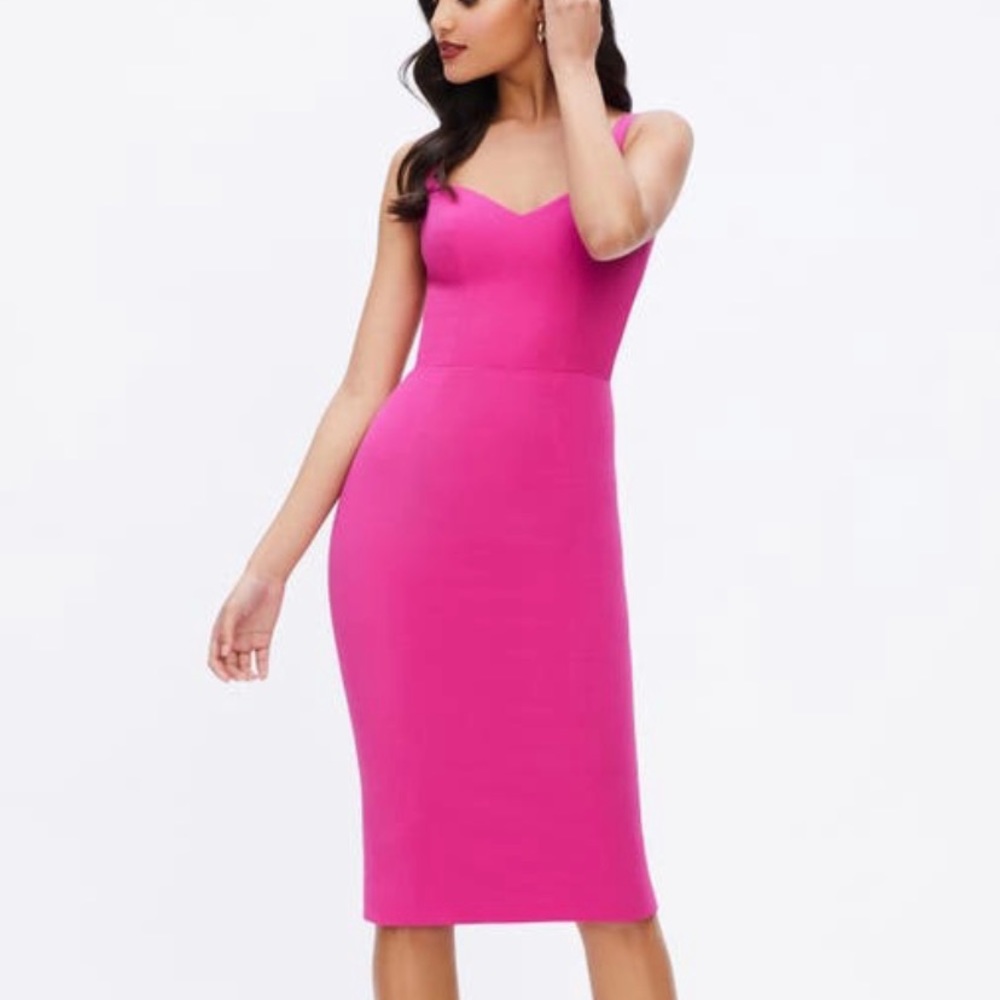 Dress the Population pink dress
